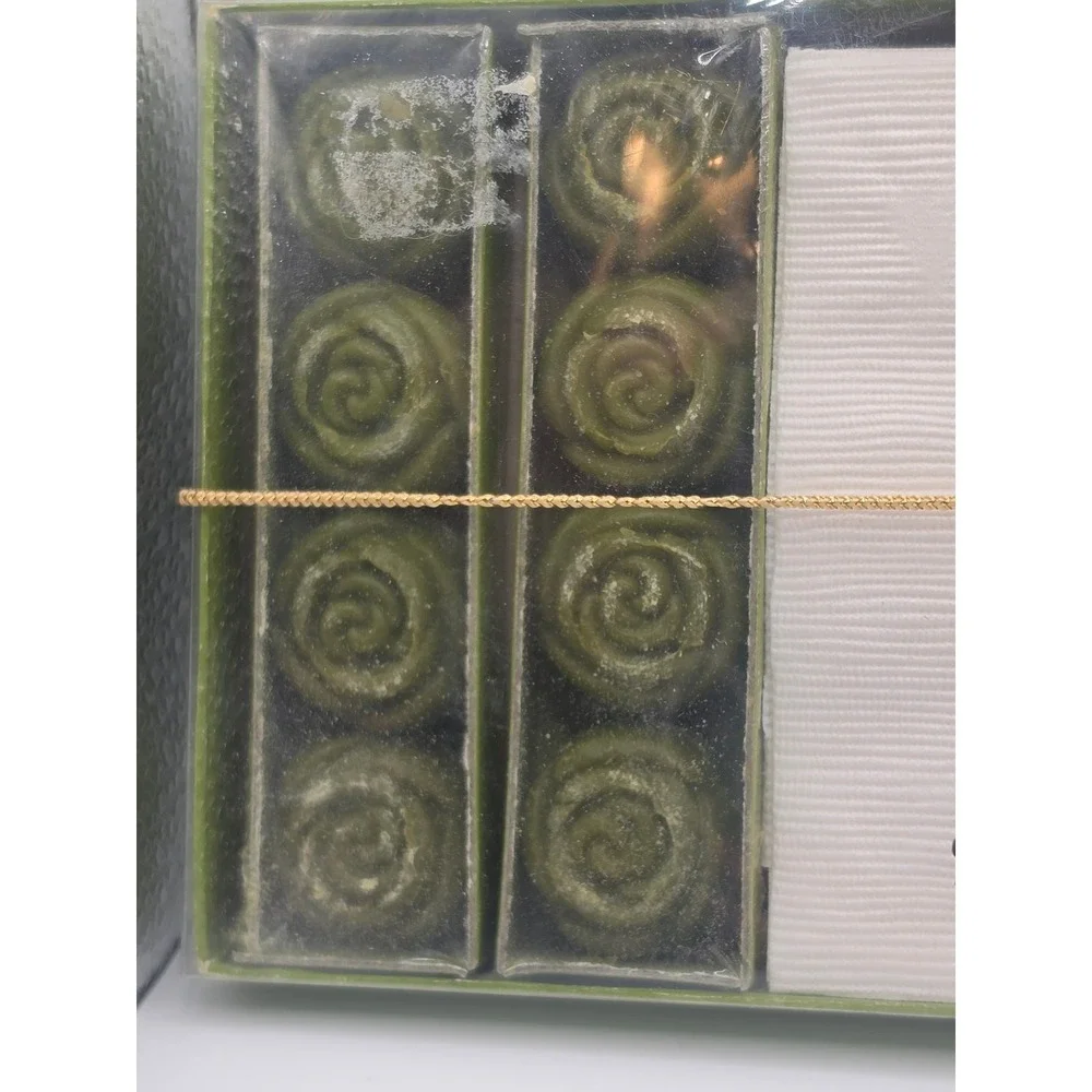 Vintage Pamper Guest Soap and Towels Set Floral Butterfly Sealed 18pc Green